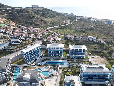 Стильный дуплекс 2+1 с мебелью в районе Каргыджак