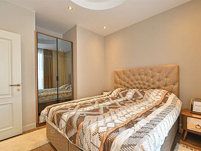 Апартаменты 1+1 с мебелью на первой береговой линии в районе Тосмур