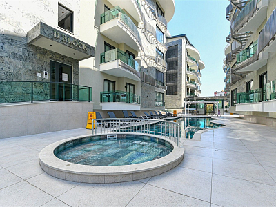 Готовый дуплекс 2+1 с видом на горы в центре Аланьи