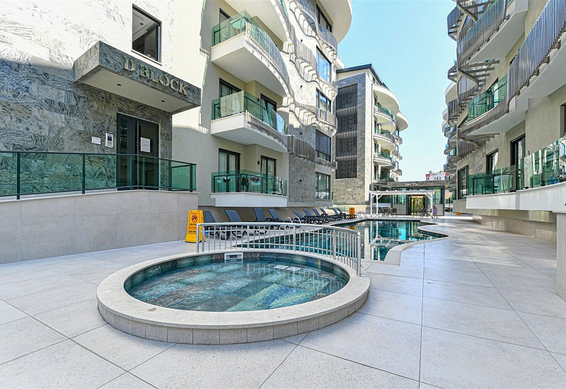 Готовый дуплекс 2+1 с видом на горы в центре Аланьи