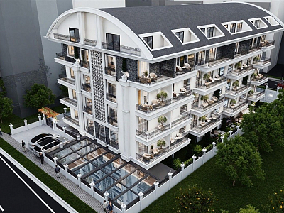 Новые апартаменты планировок 1+1, 2+1 и 3+1 в самом центре Алании рядом с морем