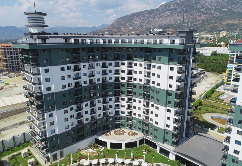 Апартаменты 1+1 в аренду в комплексе с полной инфраструктурой в Махмутларе