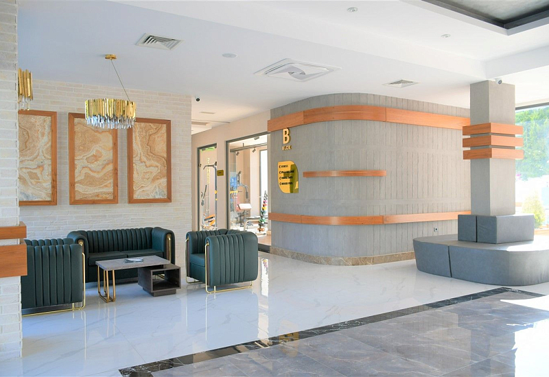 Меблированные апартаменты с планировкой 1+1 в районе Махмутлар