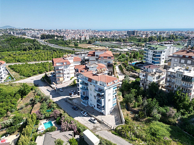 Меблированная квартира 2+1 с отдельной кухней в районе Оба