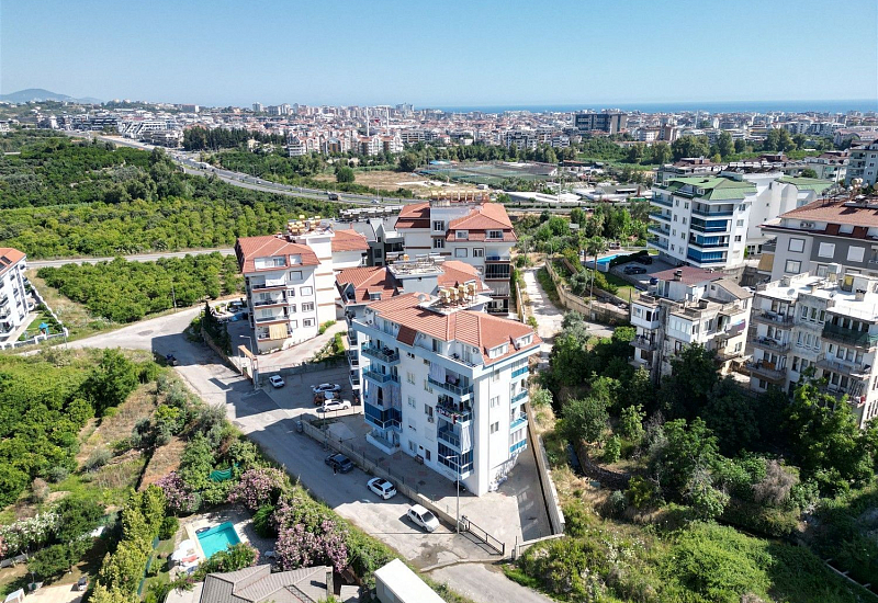 Меблированная квартира 2+1 с отдельной кухней в районе Оба