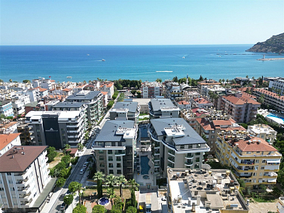 Апартаменты 1+1 в самом центре Аланьи в 120 метрах от моря