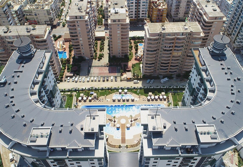 Апартаменты 1+1 в аренду в комплексе с полной инфраструктурой в Махмутларе