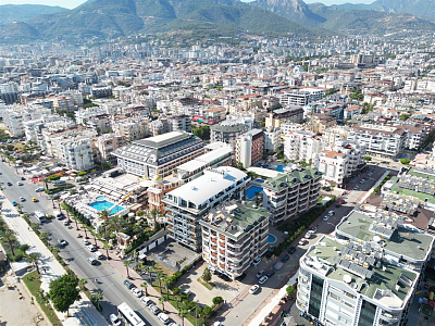 Меблированная квартира 1+1 с видом на море в районе Тосмур