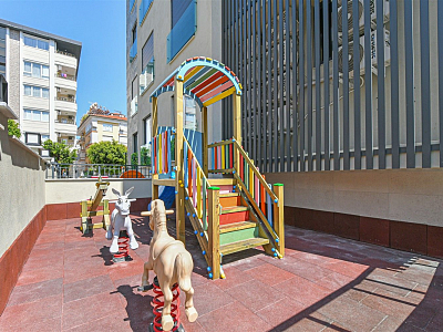 Апартаменты 1+1 в самом центре Аланьи в 120 метрах от моря