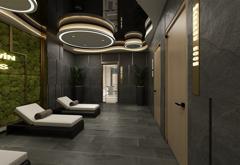 Апартаменты 1+1, 2+1 и 3+1 в районе Махмутлар