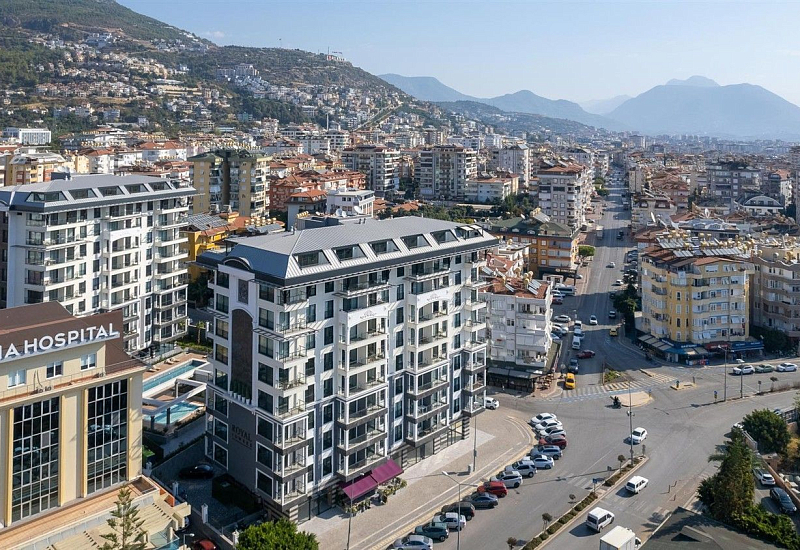 Стильная квартира 1+1 с мебелью в центре Алании