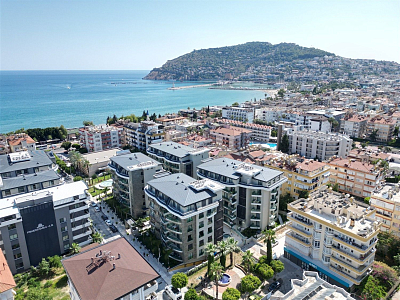 Меблированная квартира 1+1 в центре Алании, всего в 120 метрах от моря