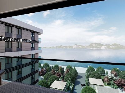 Новые квартиры с видом на озеро в районе Кючюкчекмедже, Стамбул