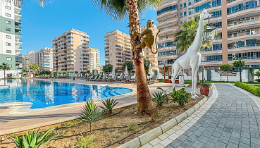 Меблированная квартира 1+1 в районе Махмутлар