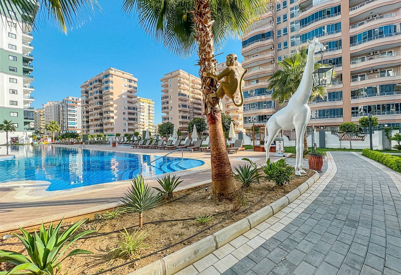 Апартаменты 1+1 в аренду в комплексе с полной инфраструктурой в Махмутларе